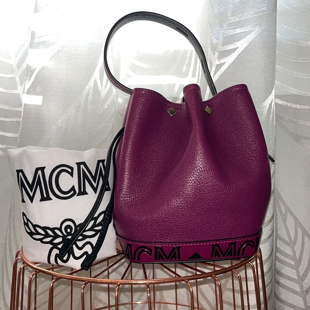 New MCM Mini Bucket Bag